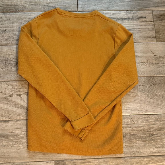 EUC Denim & Flower long sleeve waffle shirt, sz 11/12 - Picture 2 of 4